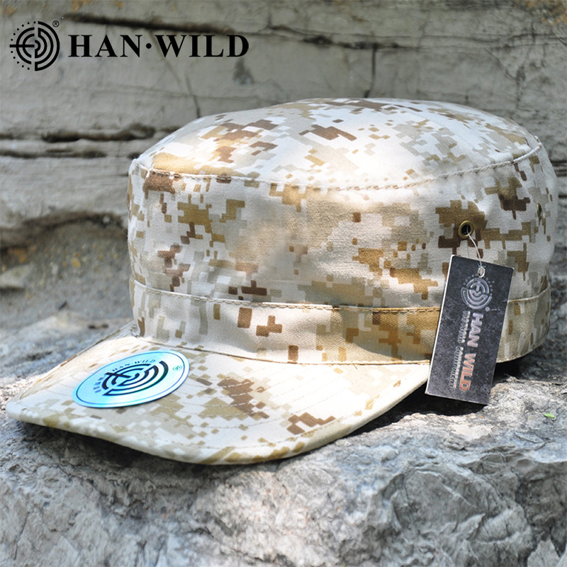HAN WILD Șepci de camuflaj tactice Airsoft Pescuit Bărbați Soldați din SUA Şapcă de baseball Armată de luptă Vânătoare Pălării plate unisex Paintball