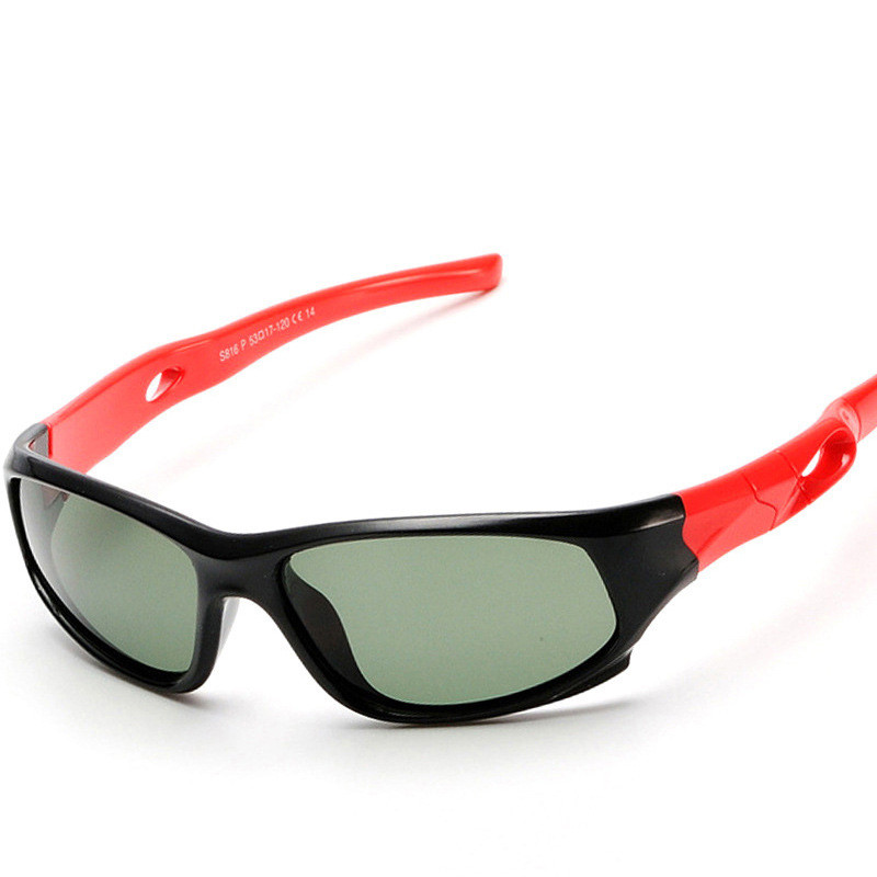 TWTOPSE 100% protecție UV ochelari de soare sport polarizați pentru copii, anti-UV TR90, ciclism, bicicletă, ochelari de bicicletă, ochelari pentru cadou băiat și fată