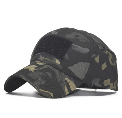 Şapcă militară tactică Sport în aer liber, cu dungi Snapback, șapci militare, pălărie de camuflaj, șapcă de baseball, neagră, Kryptek Multicam, pentru vânătoare.