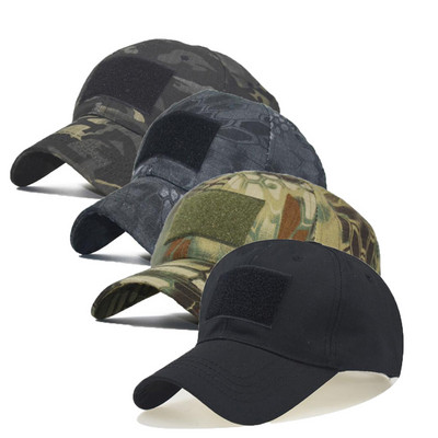 Taktiskā armijas cepure āra sporta sportam ar svītru Militārie cepures maskēšanās cepure Kryptek Multicam melna Airsoft medību beisbola cepure