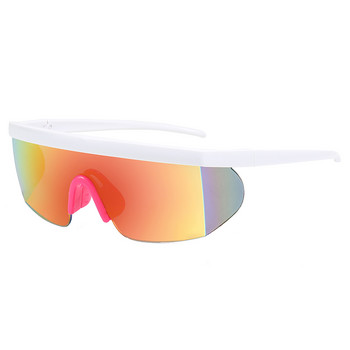 Модни слънчеви очила, монолитна рамка, анти-ултравиолетова голяма рамка, мъжки/женски поляризирани очила за спорт на открито, бягане, риболов
