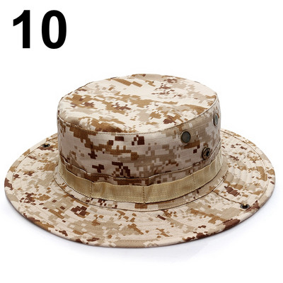 Multicam Boonie Hat Camo Karinė medžioklės kepurė lauke Žygiai Žvejyba Apsauga nuo saulės Žvejo taktinė vyrų armijos Camo kepurės