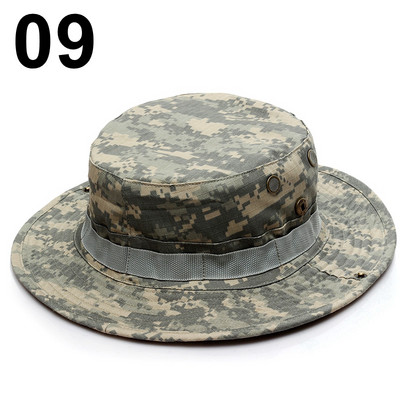 Multicam Boonie Hat Camo Karinė medžioklės kepurė lauke Žygiai Žvejyba Apsauga nuo saulės Žvejo taktinė vyrų armijos Camo kepurės