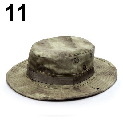 Multicam Boonie Hat Camo Karinė medžioklės kepurė lauke Žygiai Žvejyba Apsauga nuo saulės Žvejo taktinė vyrų armijos Camo kepurės