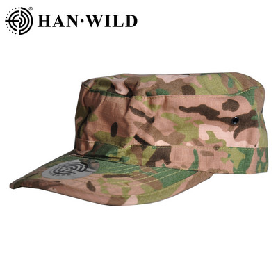 HAN WILD Şapci tactice de vânătoare Şapcă de camuflaj Bărbaţi Soldaţi Şapcă de baseball Armată de luptă Şapcă unisex Paintball Pălării plate Şapcă militară
