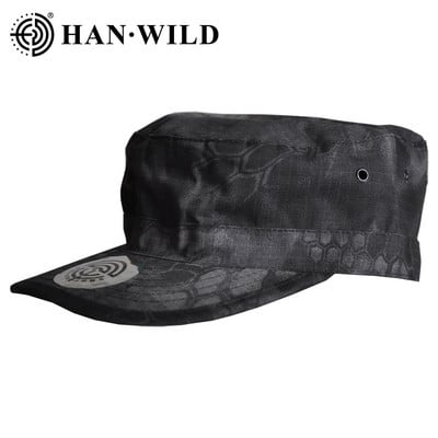 HAN WILD Şapci tactice de vânătoare Şapcă de camuflaj Bărbaţi Soldaţi Şapcă de baseball Armată de luptă Şapcă unisex Paintball Pălării plate Şapcă militară