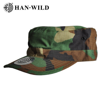 HAN WILD Şapci tactice de vânătoare Şapcă de camuflaj Bărbaţi Soldaţi Şapcă de baseball Armată de luptă Şapcă unisex Paintball Pălării plate Şapcă militară