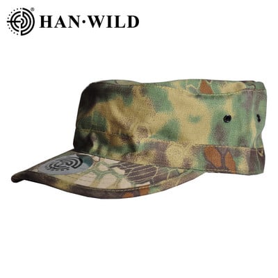 HAN WILD Şapci tactice de vânătoare Şapcă de camuflaj Bărbaţi Soldaţi Şapcă de baseball Armată de luptă Şapcă unisex Paintball Pălării plate Şapcă militară