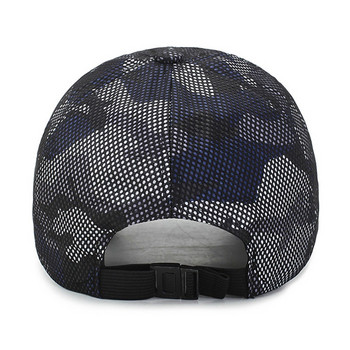 Νέο Tactical Military Cap Army καμουφλάζ Κυνηγετικό διχτυωτό καπέλο αναπνεύσιμο αθλητικό καπέλο μπέιζμπολ εξωτερικού χώρου Ρυθμιζόμενο καπέλο ηλίου Snapback
