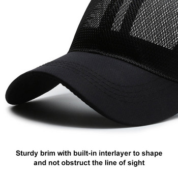 Νέο Tactical Military Cap Army καμουφλάζ Κυνηγετικό διχτυωτό καπέλο αναπνεύσιμο αθλητικό καπέλο μπέιζμπολ εξωτερικού χώρου Ρυθμιζόμενο καπέλο ηλίου Snapback