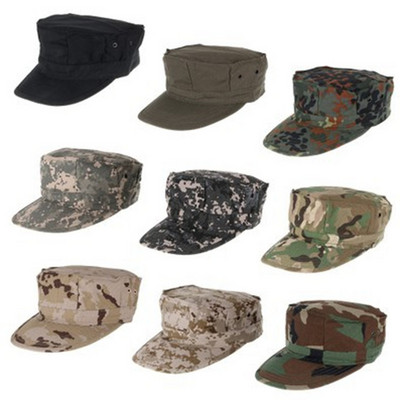 Αξεσουάρ κυνηγιού Tactical Airsoft Octagonal Cap Military Training Camouflage Καπέλο Combat Solider Αξεσουάρ κυνηγιού Army Camo Airsoft Hat