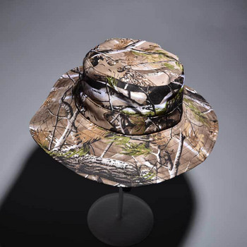 Καμουφλάζ Airsoft Tactical Cap Military Boonie Hat Fisherman Outdoor Sport Κάδος ήλιου Καπέλο Army Men Fishing Πεζοπορία Καπέλο κυνηγιού