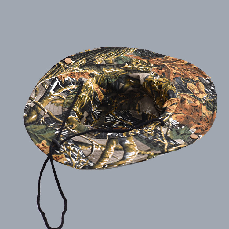 Kamufliažinė Airsoft taktinė kepurė Karinė Boonie Hat Fisherman Outdoor Sport Sun Bucket Cap Armija Vyrai Žvejyba Žygiai Medžioklės Skrybėlė