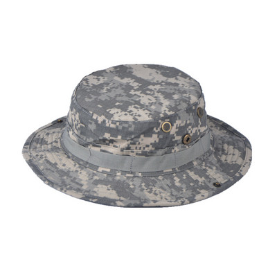 Καμουφλάζ Tactical Cap Military Boonie Καπέλο US Army Caps Camo Ανδρικά Αθλητικά Υπαίθρια Αθλητικά Κουβάς Ήλιου Καπέλα Ψάρεμα Πεζοπορία Καπέλα κυνηγιού 60cm