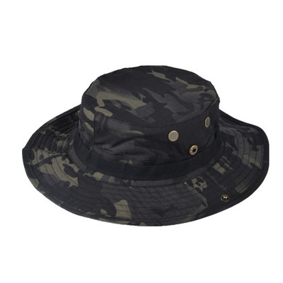 Καμουφλάζ Tactical Cap Military Boonie Καπέλο US Army Caps Camo Ανδρικά Αθλητικά Υπαίθρια Αθλητικά Κουβάς Ήλιου Καπέλα Ψάρεμα Πεζοπορία Καπέλα κυνηγιού 60cm