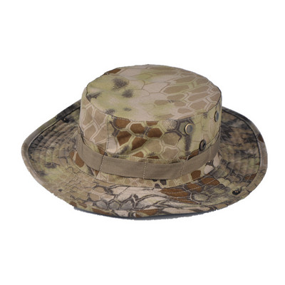 Καμουφλάζ Tactical Cap Military Boonie Καπέλο US Army Caps Camo Ανδρικά Αθλητικά Υπαίθρια Αθλητικά Κουβάς Ήλιου Καπέλα Ψάρεμα Πεζοπορία Καπέλα κυνηγιού 60cm