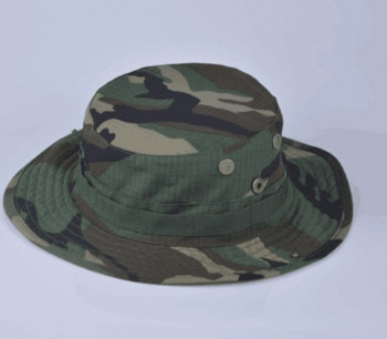 Камуфлажна тактическа шапка Военна шапка с кофа с зайче Армейска шапка с камуфлажна шапка за мъжки спортове на открито Слънчева шапка с кофа за риболов, туризъм, ловна шапка