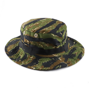 Καμουφλάζ Tactical Καπέλο Στρατιωτικό λαγουδάκι με κουβά Καπέλο στρατού Camo Ανδρικά αθλητικά υπαίθρια αθλητικά καπέλο για ήλιο Καπέλο για ψάρεμα πεζοπορία για κυνήγι