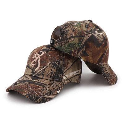 Lauko stovyklavimas Medžioklė Kamufliažinė beisbolo kepurė beisbolo kepuraitė Žvejybos kepuraitė vyrams Lauko medžioklė Kamufliažinė džiunglių kepurė