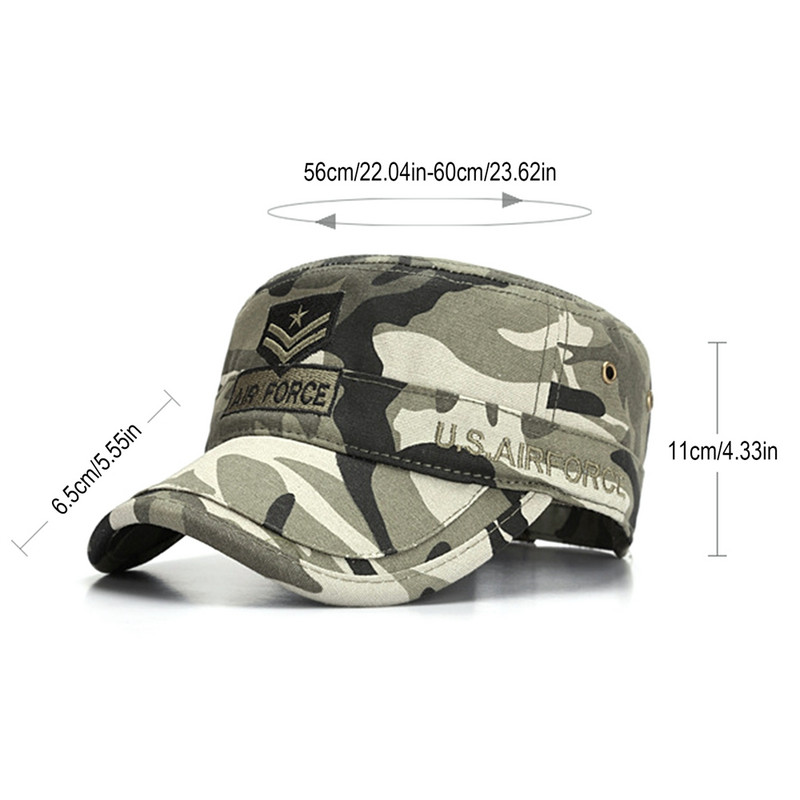 Pălărie neagră cu vârf plat pentru bărbați, cu circumferința reglabilă a capului, pălărie de camioner, umbrelă de soare de vară, șapcă de vânătoare din bumbac