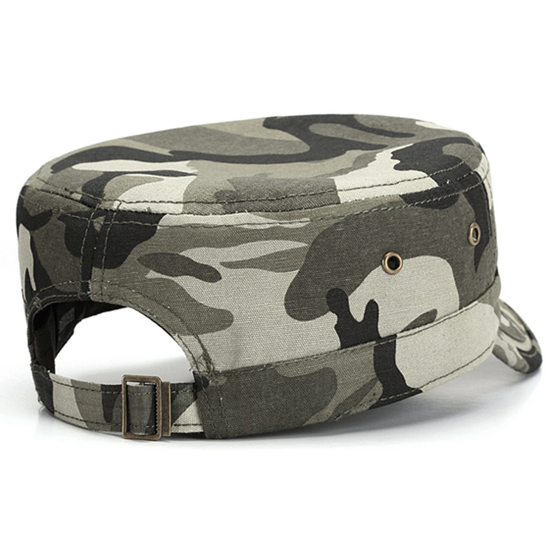 Pălărie neagră cu vârf plat pentru bărbați, cu circumferința reglabilă a capului, pălărie de camioner, umbrelă de soare de vară, șapcă de vânătoare din bumbac