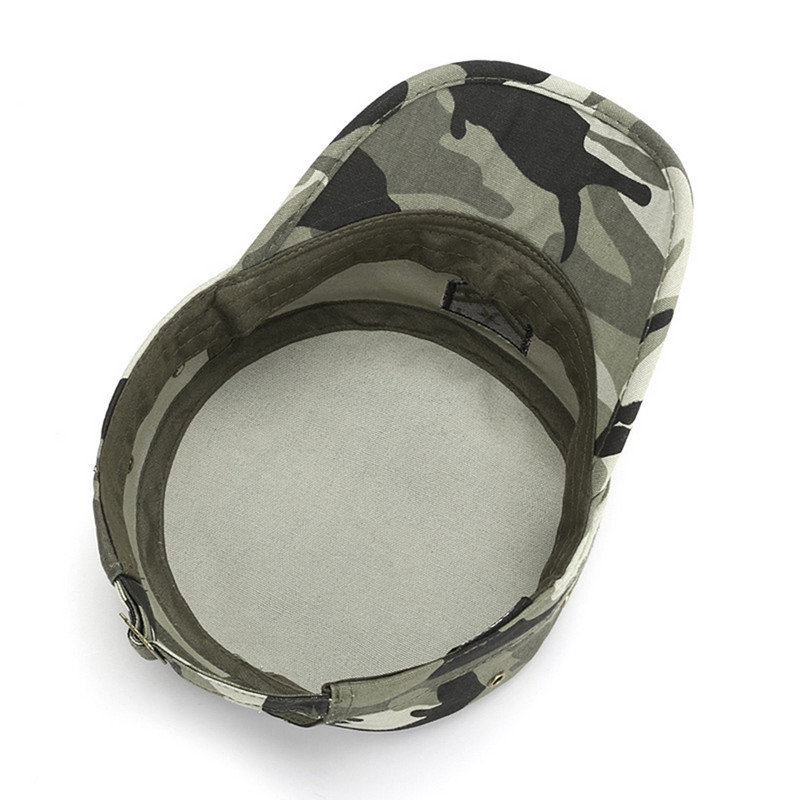 Pălărie neagră cu vârf plat pentru bărbați, cu circumferința reglabilă a capului, pălărie de camioner, umbrelă de soare de vară, șapcă de vânătoare din bumbac