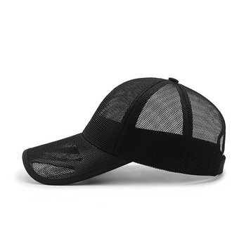Ανδρικά Γυναικεία Καλοκαίρι Πλήρες Διχτυωτό Καπέλο Μπέιζμπολ Αναπνεύσιμο Ρυθμιζόμενο Ψυκτικό Καπέλο Αντιηλιακής Προστασίας Ανδρικό Καπέλο Αθλητικό Γκολφ για τρέξιμο
