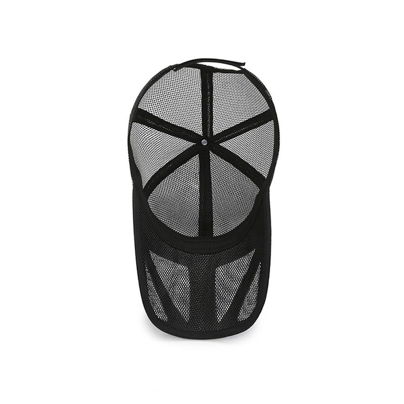 Мъже, жени, лятна пълна мрежеста бейзболна шапка, дишаща, регулируема охлаждаща слънцезащита, мъжка шапка, шапка за спорт на открито, голф, бягане