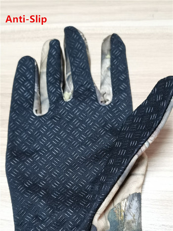 Есенно-зимни противоплъзгащи ръкавици Дърво Бионични камуфлажни ловни ръкавици Ръкавици с два пръста Ръкавици за риболов Термални ръкавици с пълни пръсти