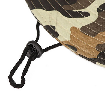 Дишащи военни камуфлажни шапки с кофи Армейски лов на открито Туризъм Катерене Риболов Слънцезащитен протектор Рибарска шапка Тактически мъже