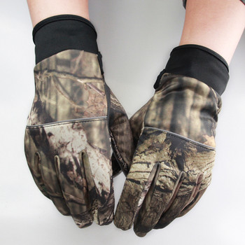 Φθινοπωρινό Winter Tree Bionic Camouflage Κυνηγετικά Γάντια Ψαρέματος Αντιολισθητικά Γάντια Ιππασίας Unisex Camo Full Mitten