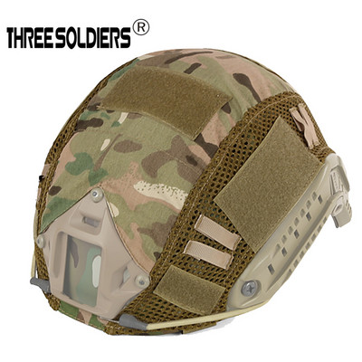 Κάλυμμα κράνους THREE SOLDIERS Camouflage For Outdoor Sport Paintball Fast Helmet Κουκούλα για κράνος FAST MH/PJ