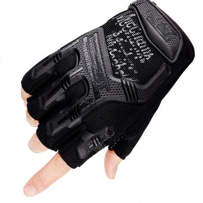Тактически военни ръкавици Half Finger Paintball Airsoft Shot Combat Anti-Skid Men Bicycle Full Finger Gloves Защитна екипировка