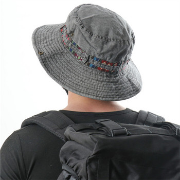 Слънчеви шапки с ултравиолетова защита за жени, мъже, риболов, туризъм, кофа, шапка, дизайн на лента, плажна шапка на открито
