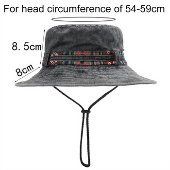 Καπέλα ηλίου με προστασία από υπεριώδη ακτινοβολία για γυναίκες άντρες που ψαρεύουν κουβάς πεζοπορίας Καπέλο κορδέλα σχέδιο εξωτερικού χώρου Καπέλο παραλίας