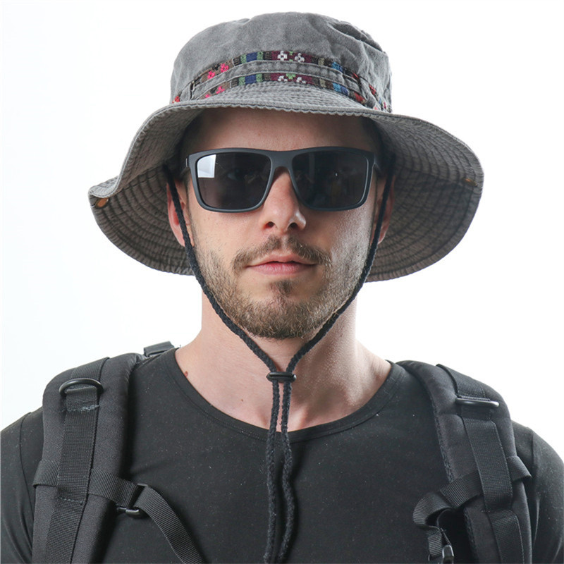 UV-kaitsega päikesekübarad naistele, meestele, kalapüügile, matkama ämbrikübarale, lindiga