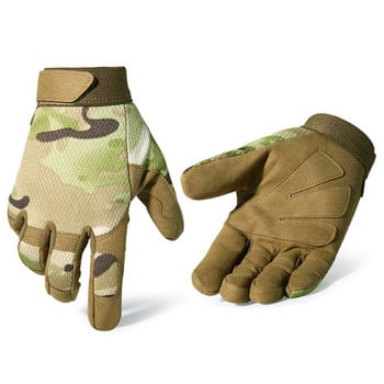 Ветроустойчиви Спортни на открито Тактически ръкавици Топли за катерене Стрелба Колоездене Найлонови зимни ръкавици