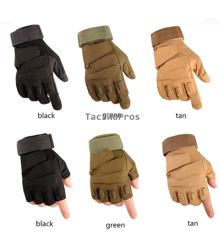 Тактически ръкавици с половин/цял пръст Туризъм Военен Пейнтбол Страйкбол Cs Катерене Стрелба Спорт Лов Катерене Колоездене Ръкавици