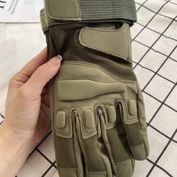 Airsoft Gloves Full Finger Tactical Gloves Military and Fingerless Gloves for Shooting Hunting Motorcycling Climbing