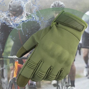 1 чифт затоплящи сензорни екрани Практични ловни камуфлажни ръкавици Камуфлажни ръкавици против приплъзване