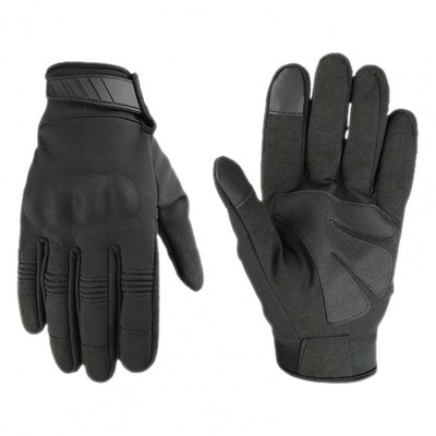 1 pereche de mănuși de camuflaj de vânătoare practice pentru încălzit cu ecran tactil. Mănuși de camuflaj anti-alunecare