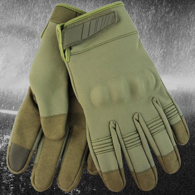 1 pereche de mănuși de camuflaj de vânătoare practice pentru încălzit cu ecran tactil. Mănuși de camuflaj anti-alunecare