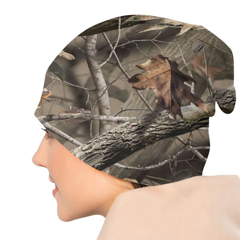 Kohandatud ehtsast puust kamuflaaž lörtsised nokamütsid Mehed, naised, gooti hip-hop mood, silmkoelised kulbid, nokamütsid välissuusatamiseks