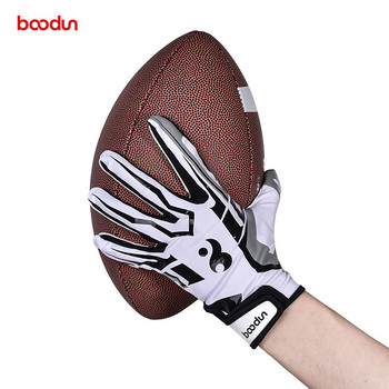 Boodun 1 ζευγάρι Γάντια ράγκμπι Full Finger Antislip Gel Baseball Γάντια Αμερικάνικου ποδοσφαίρου Αθλητικά γάντια εξωτερικού χώρου για άνδρες Γυναικεία