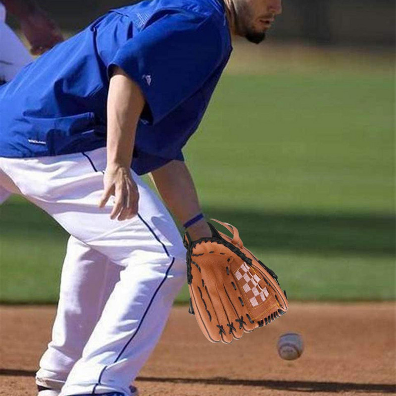 Lauko sportinės beisbolo pirštinės Softbolo treniruoklių įranga, dydis 9,5 / 10,5 / 11,5 / 12,5 Kairė ranka vaikams / suaugusiems Vyras, moteris, treniruotė