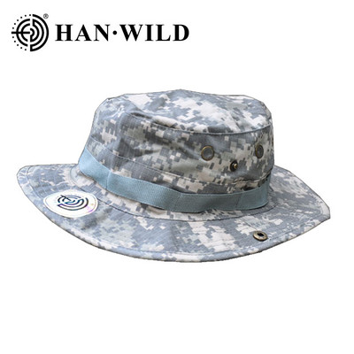 Terepszínű taktikai sapka Katonai boonie kalap amerikai hadsereg sapkák Camo férfi szabadtéri sport napozósapka horgászat túrázás vadászsapkák 59 cm