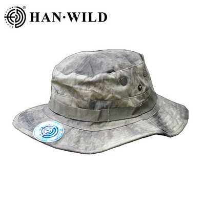 Terepszínű taktikai sapka Katonai boonie kalap amerikai hadsereg sapkák Camo férfi szabadtéri sport napozósapka horgászat túrázás vadászsapkák 59 cm