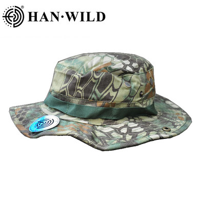 Terepszínű taktikai sapka Katonai boonie kalap amerikai hadsereg sapkák Camo férfi szabadtéri sport napozósapka horgászat túrázás vadászsapkák 59 cm