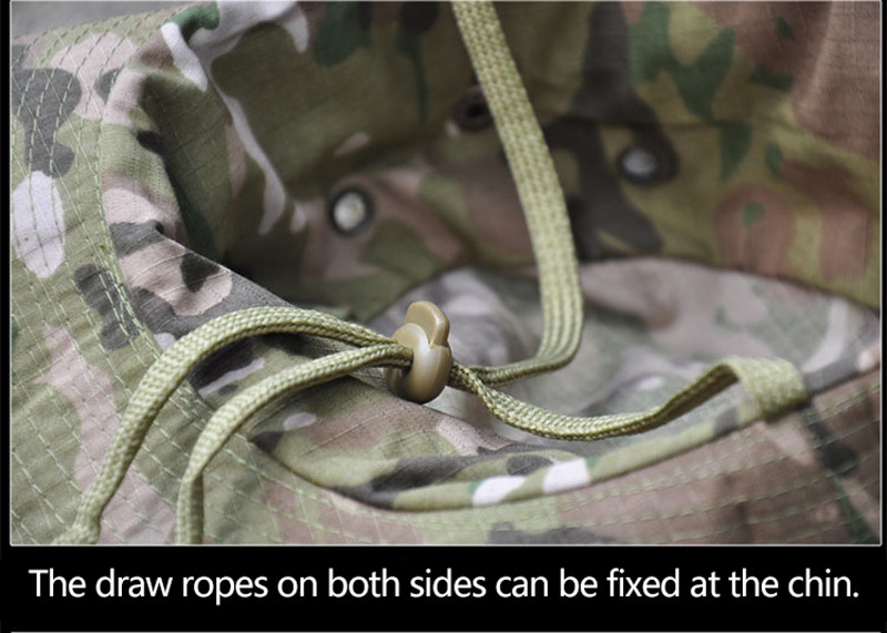 Terepszínű taktikai sapka Katonai boonie kalap amerikai hadsereg sapkák Camo férfi szabadtéri sport napozósapka horgászat túrázás vadászsapkák 59 cm