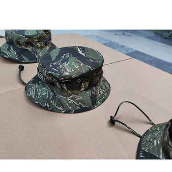 Καλοκαιρινό κοντό χείλος Tactical Benny Hat Jungle Tiger Spot SOG Fashion Outdoor Ορειβασίας Σκίαση ήλιου με στρογγυλό γείσο